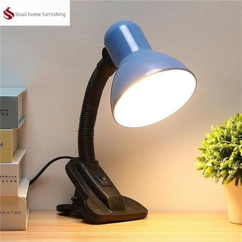 经典台灯学习阅读加热白s炽灯钨丝灯泡家用书桌卧室插件27螺丝插