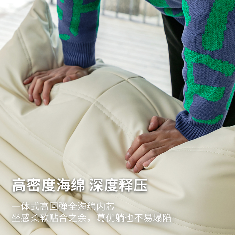 毛毛虫沙发togo阳台休闲单人椅客厅可躺可睡N写意空间躺卧懒人沙