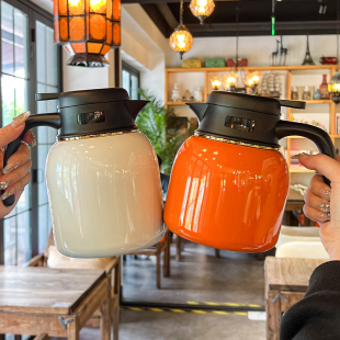 316不锈钢保温水壶大容量焖茶壶家用老白茶闷泡壶茶X水分离泡茶壶