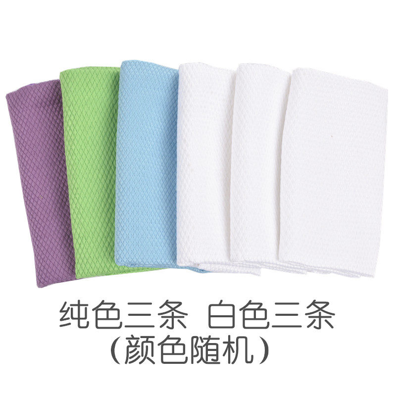加大号擦玻璃鱼鳞抹布吸水不掉毛不留水印厨房清洁毛巾擦镜洗碗布