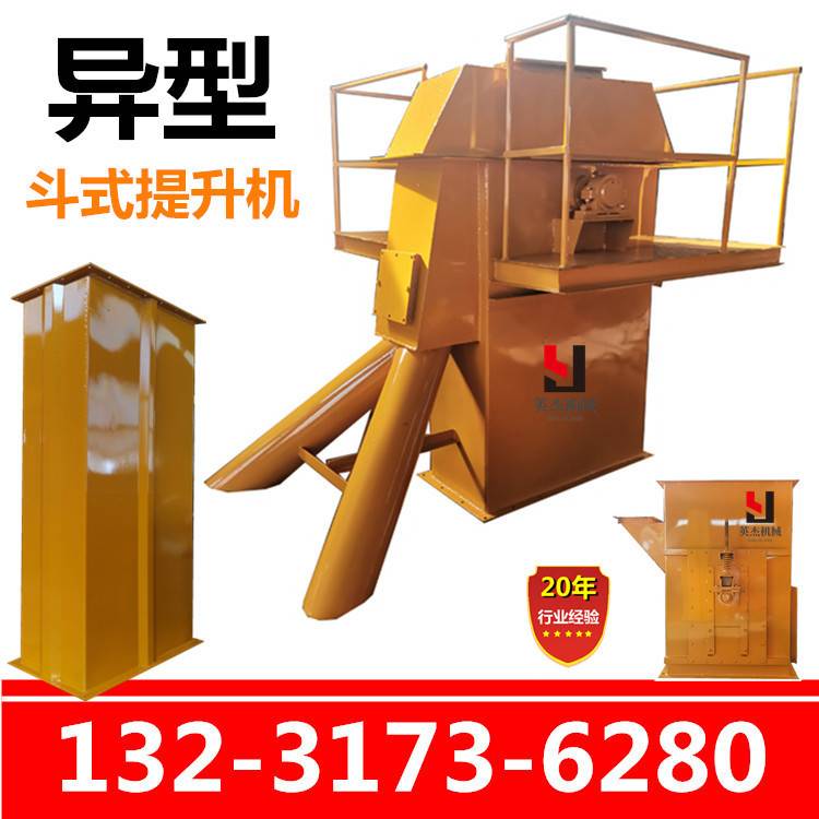 定制NE30/50水泥斗式提升机垂直上料机板链链条沙子粉尘斗提机