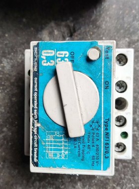 意大利 SCHUPA 漏保断路电磁式NFI 630.3