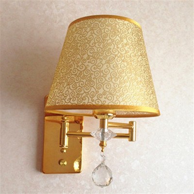 卧室床头壁灯调节伸缩摇臂可调光现代简约宾馆客房灯饰客厅挂壁灯