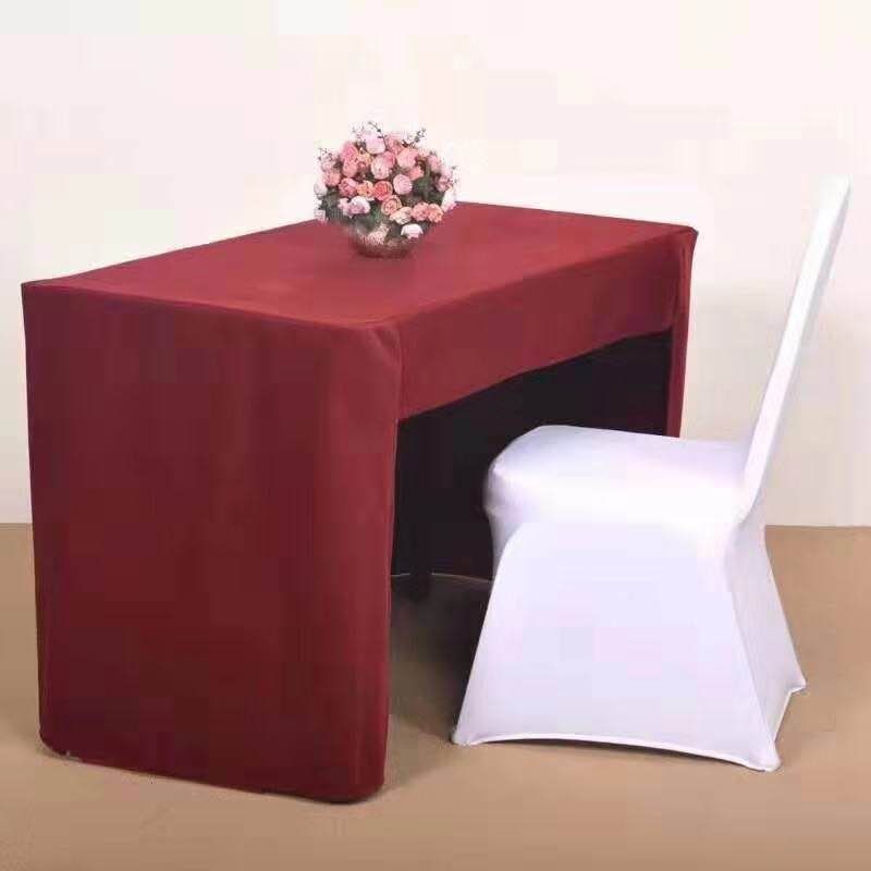 会议桌布台绒桌签到台长方桌长条桌台呢办公室台泥长方形桌罩