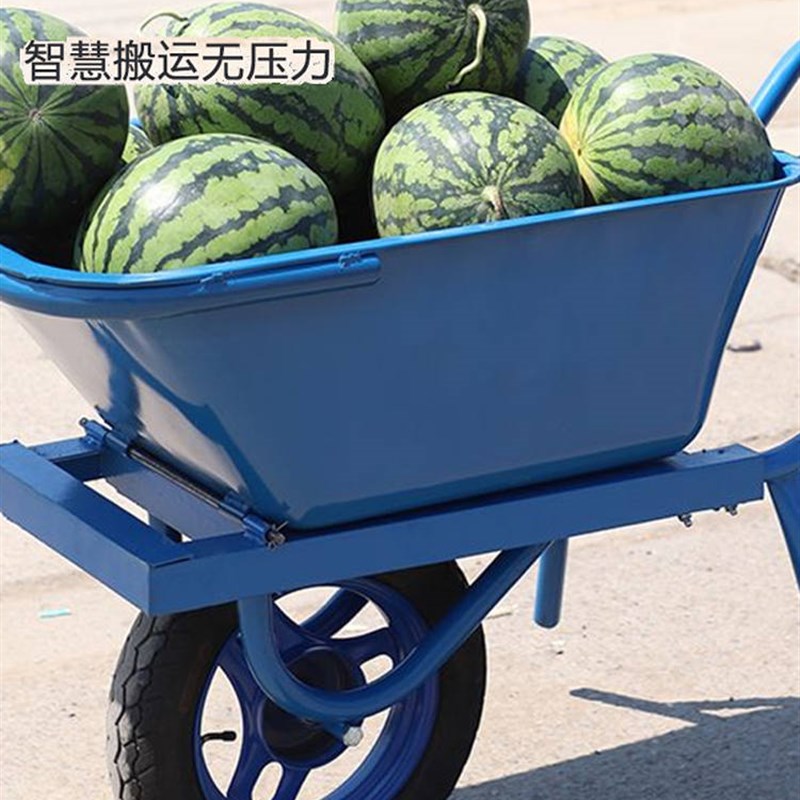 独轮车平板车自卸车农用小车y重型农用自卸车自卸车卸货独轮车