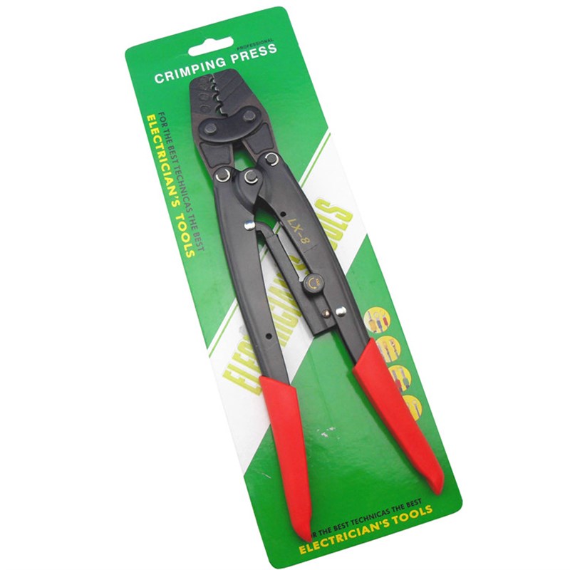 LX-6-32i裸端子冷压端子压线钳端子压接钳接线钳子压后呈点式