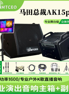 马田总裁音响AK12/AK15户外音响