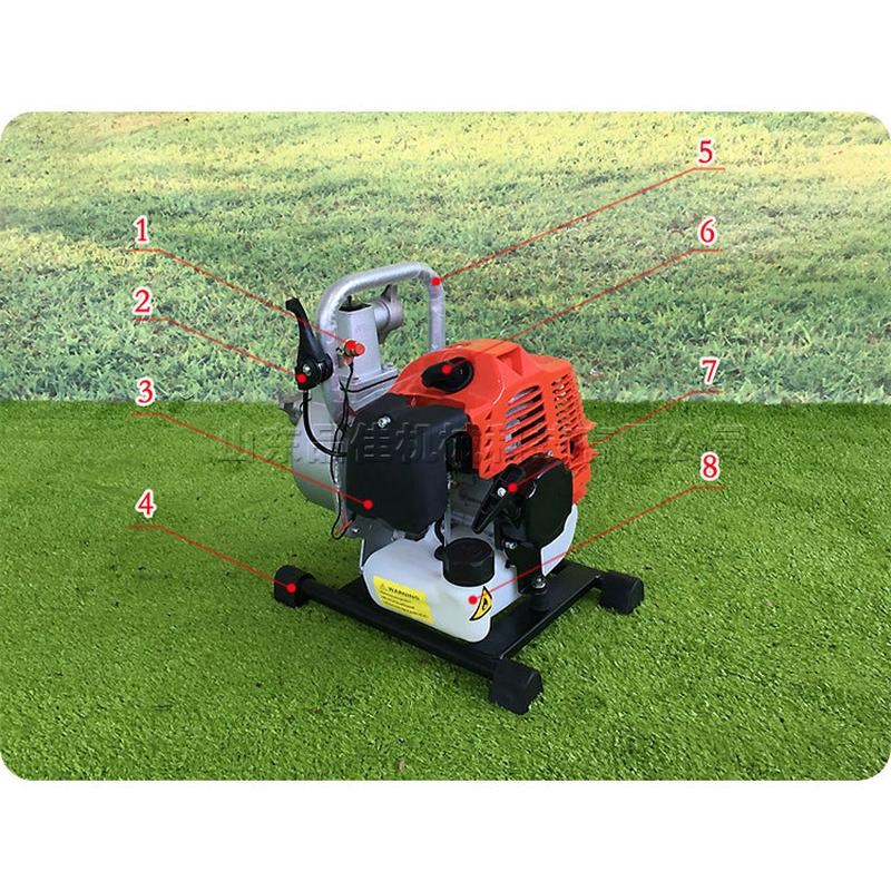 家用小型汽油f抽水泵农业用灌溉自吸泵大功率二冲程浇水喷灌机