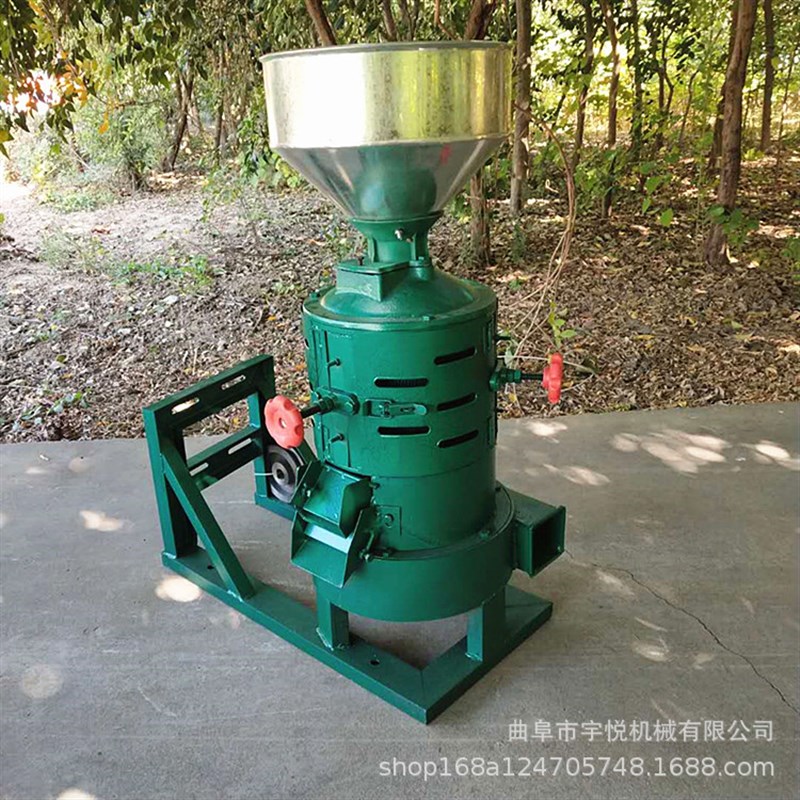 立式水稻碾米机 谷r子高粱脱壳机 两相电砂辊式脱皮机