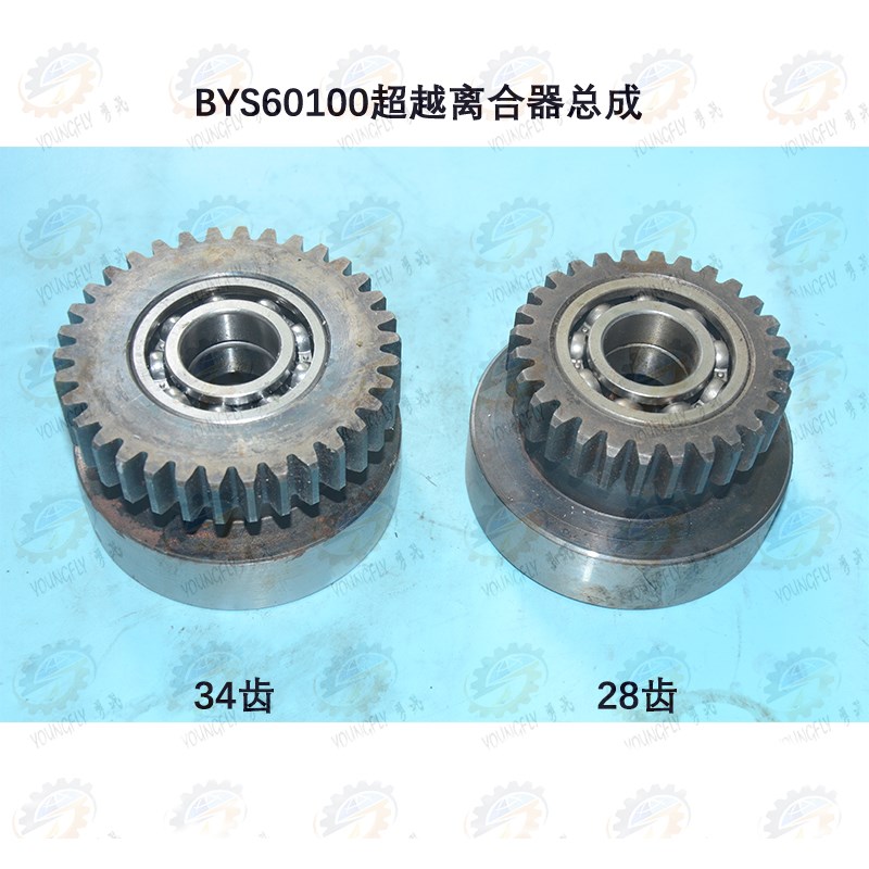 苏州新华BYS6j0100牛头刨床28齿 34齿进给超越离合器总成
