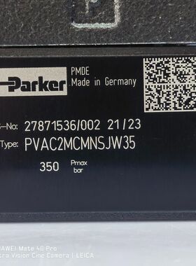 PVAC2MCMNSJW35 + D1VW002CNJW91 #Parker液压阀，插装阀，比例阀