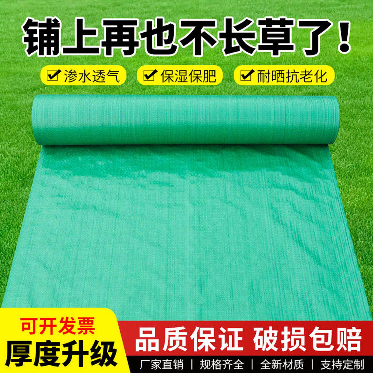 农用除草布绿色地膜盖草布防草布果树专用防草布70克种植专用透水