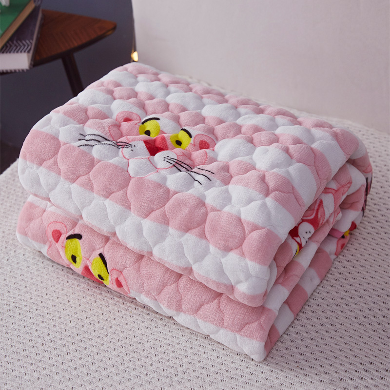 可水洗法兰绒床垫薄款床褥双人1.8m床2垫被J1.5m学生宿舍单人1.2