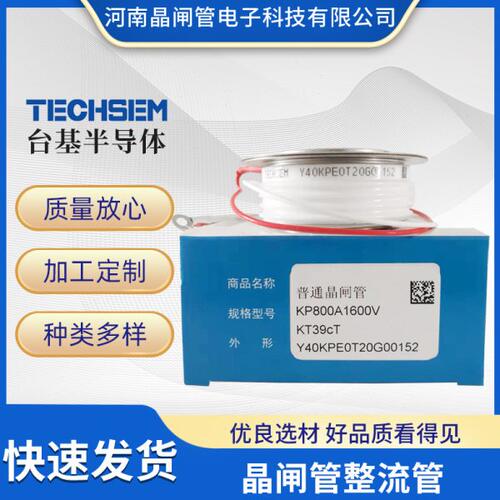 TECHSEM湖北台基可控硅Y89KKG3000A2500V3000V中频炉快速晶闸管