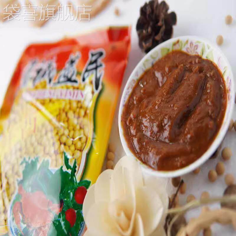 君诚益民鲜酱黄豆酱东北大酱豆瓣酱东北农家酱大袋包邮图片