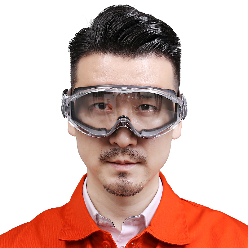 劳保防飞溅护目镜防雾防飞沫防尘沙摩托车男女骑行工业打磨平光镜