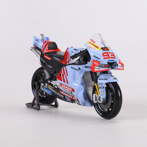 美驰图1:18杜卡迪Gresini 格雷西尼2024杜卡迪GP23仿真摩托车模型