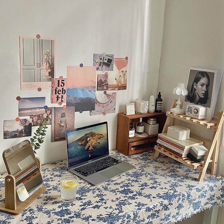 法式浪漫棉麻印花桌布复古简约摆拍野餐背景布学生宿舍长方形盖巾,居家布艺,桌布,淘宝优惠券,粉丝福利购,淘宝优惠卷