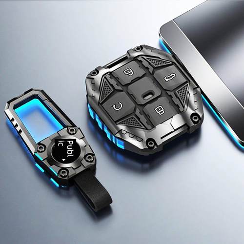 捷途自由者钥匙套款旅行者者专用山海T穿越车改装包壳扣金属