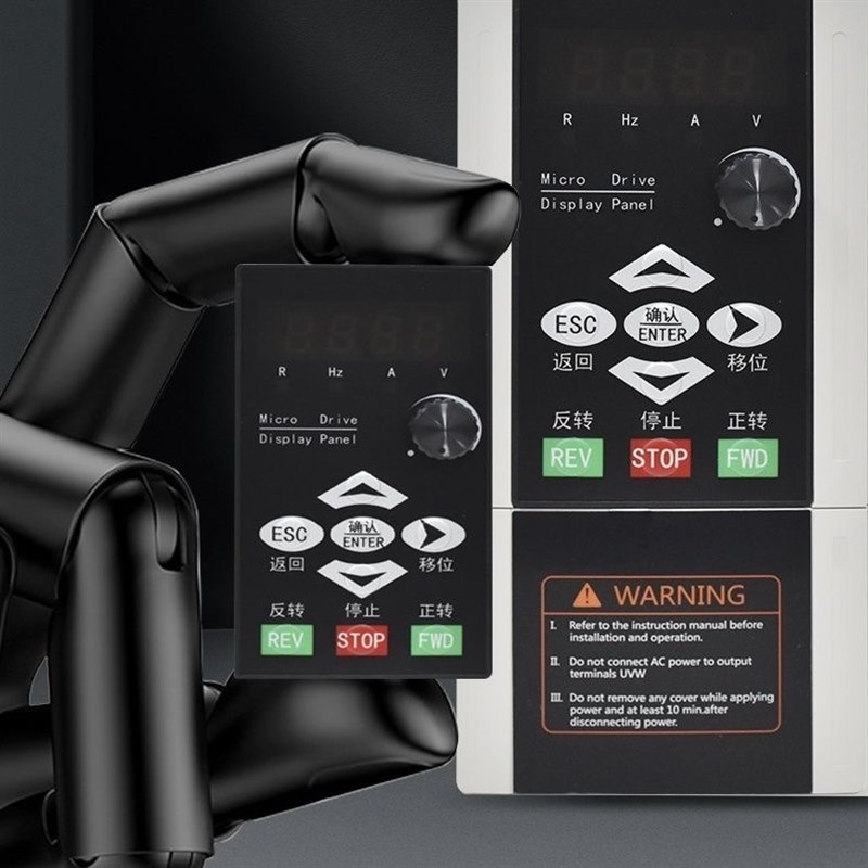 深圳TAI DA变频器单相22u0V三相380V风机水泵通用矢量调速器V380