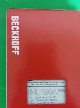 倍福模块KL1904齐全,,,的议价