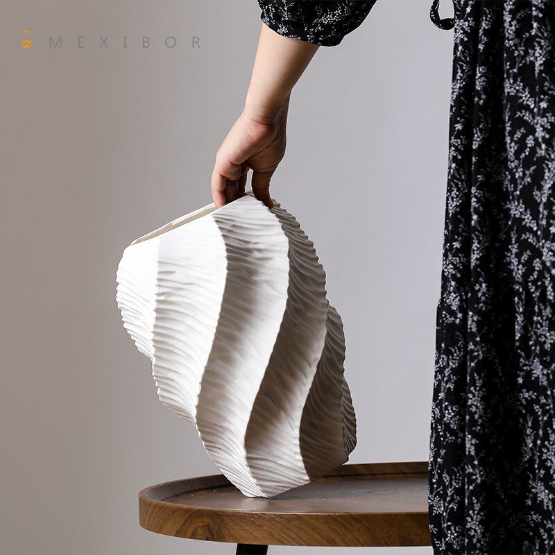 意式陶瓷艺术花瓶摆件家居饰品书房餐厅客厅样板间民宿桌面装饰