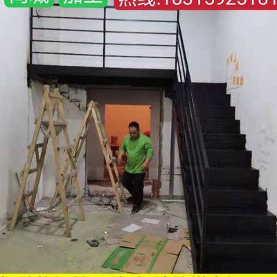 天津阁楼搭建层方管钢平台槽钢二厂房专业钢结构室内设计字工