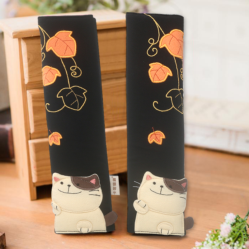Kine猫 可爱天使兔安全带护肩套汽车装饰卡通立体车内饰品通用女