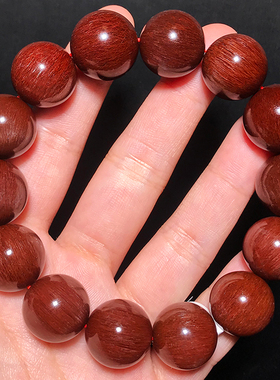 天然红发晶手链男女情侣手串褐红密集顺发满发本命年红水晶彩发晶