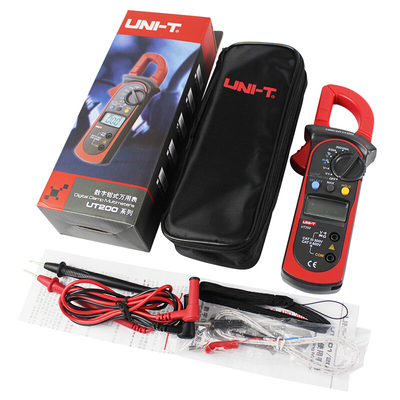 优利德钳形表UT204A数字万用表电流表电阻交直流万能表高精度防烧
