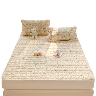 纯棉床垫软垫家用全棉被褥夏季学生宿舍铺底防滑褥子薄款可机水洗