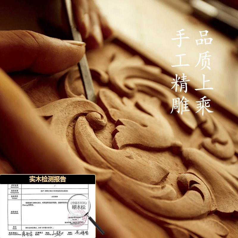 东阳木雕仿古门窗实木花格复古老木窗户窗L花格栅中式镂空屏风定