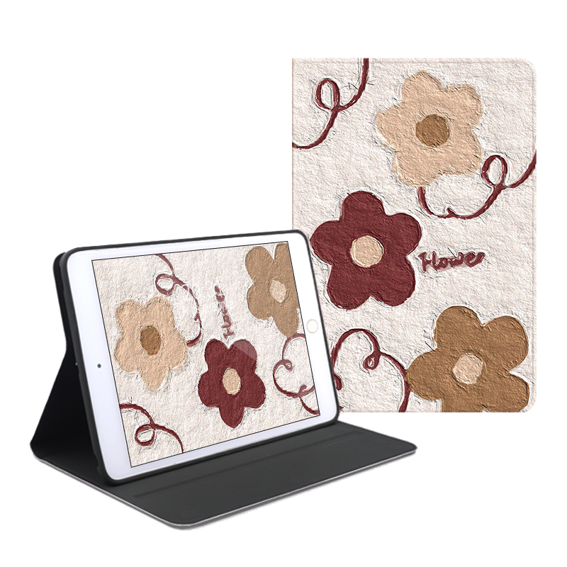 简约新款iPad2保护套mini3硅胶pro11笔槽壳air4防摔1T0.2皮套5代6