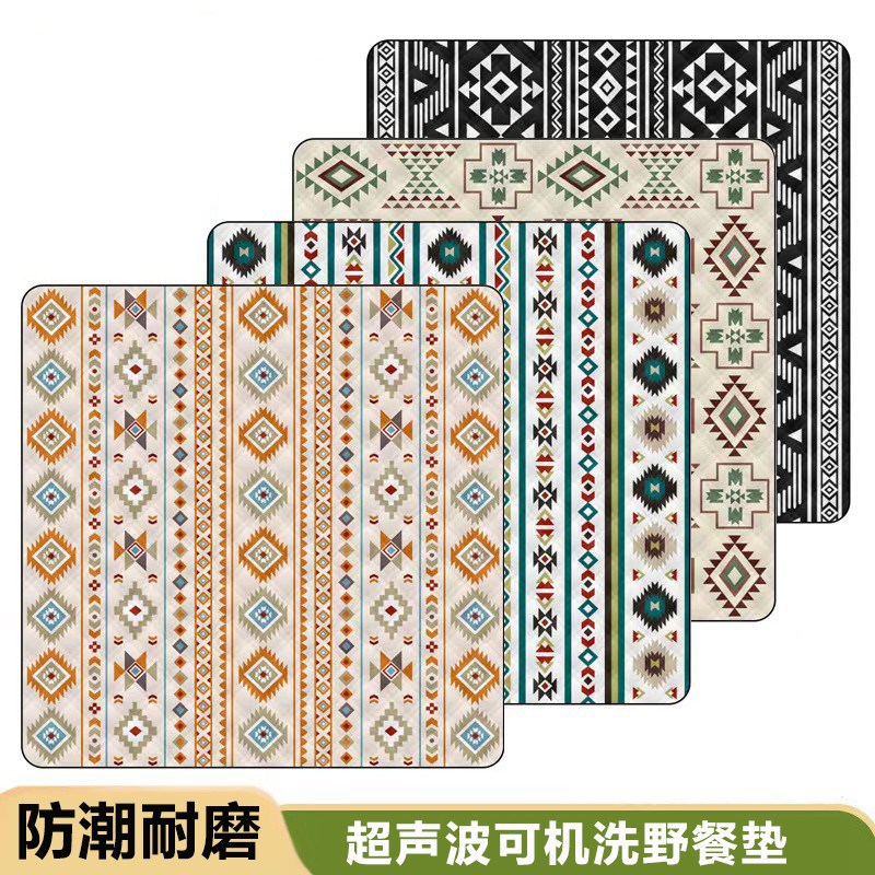 户外野餐垫防水防潮加厚公园草地垫子露营地毯便携式帐篷内防潮垫