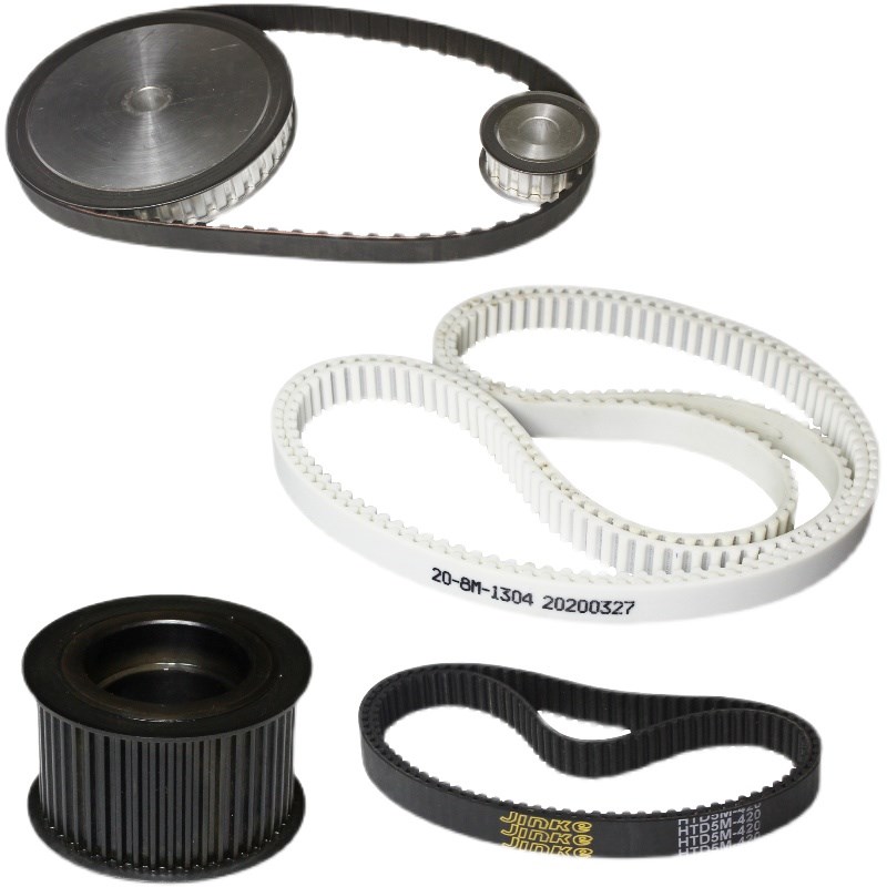 小车工聚氨酯钢丝同步带HTD5M690 5M695 5M700 5M705 PU同步带