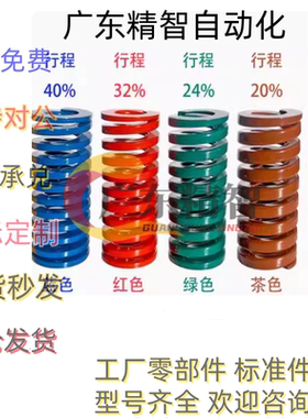 红色矩形弹簧SWM6 8 10 12 14 16 18 25 27 30 40 50模具弹簧YSWM