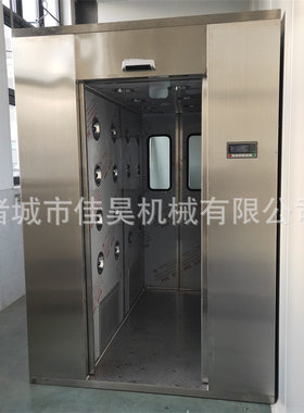 无菌车间不锈钢单人自动风淋室厂房净化双人双吹风淋室风淋通道