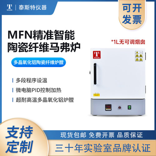 泰斯特马弗炉电阻炉陶瓷纤维恒温炉老化炉MF1200℃实验室专用