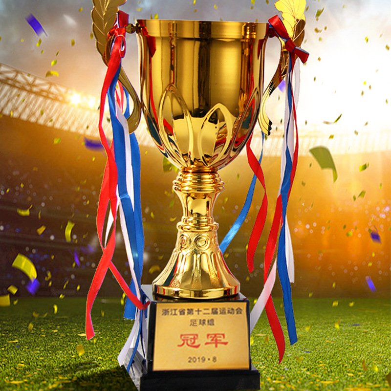 金尊直销金银铜金属奖杯学校运动会颁奖杯公司表彰纪念品加印logo