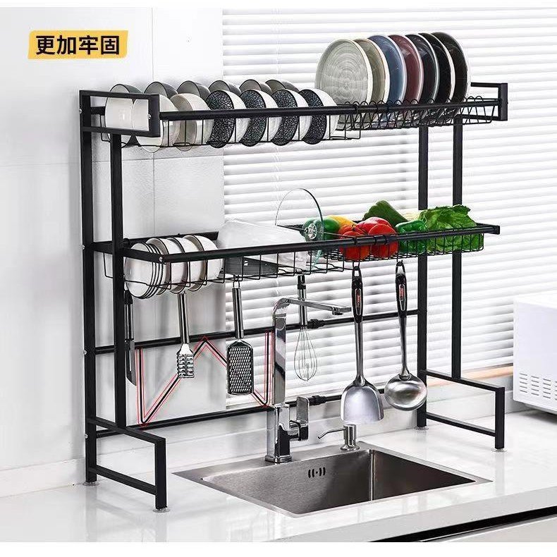 实用厨房水槽置物架台面碗盘收纳洗碗架多功能水池碗碟架沥水架子