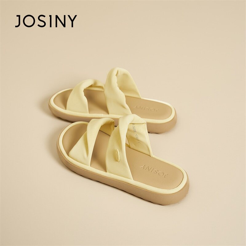 卓诗尼平底露趾凉拖鞋女2026夏季新款软底外穿沙滩凉鞋配裙子凉拖