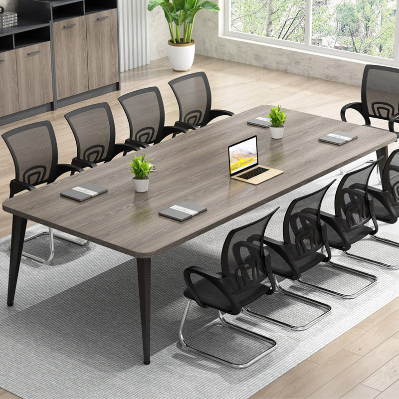 会议桌长桌简约现代小型会议室简易长条大桌子工作台办公桌椅组合