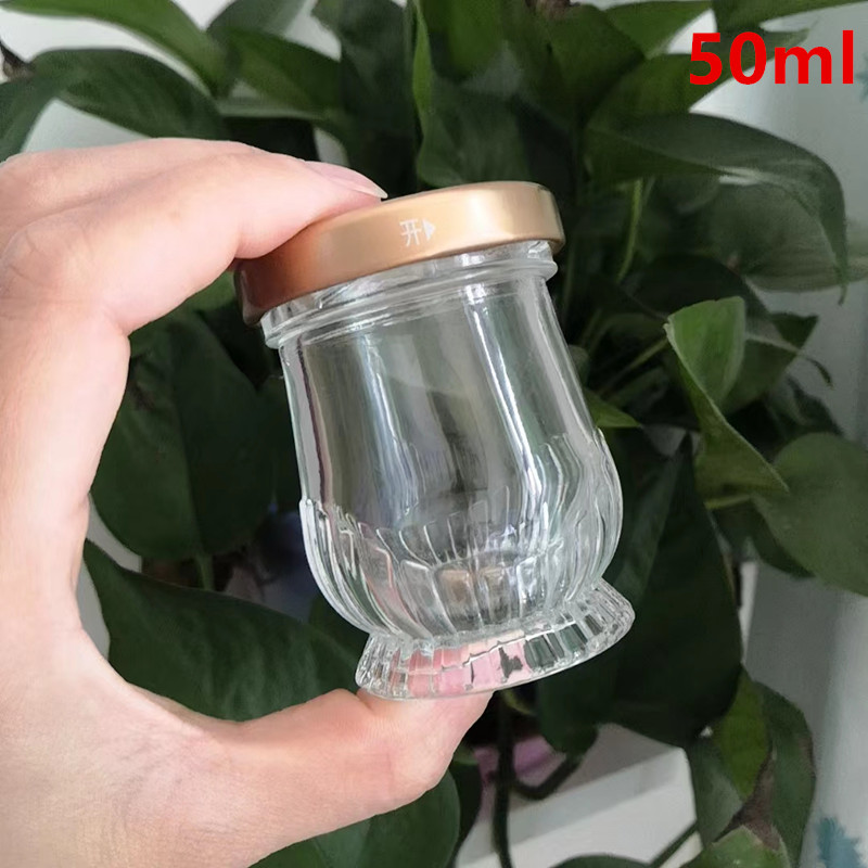 鲜炖燕窝花胶鱼胶阿胶海参蜂蜜分装玻璃瓶耐高温可蒸煮logo印刷