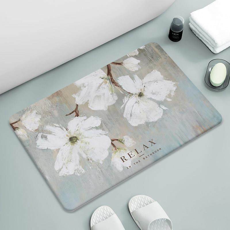 矽藻泥吸水凉垫家用化妆室门口防滑垫浴室脚垫洗手间地垫踩脚垫,居家布艺,家用脚垫,淘宝优惠券,粉丝福利购,淘宝优惠卷