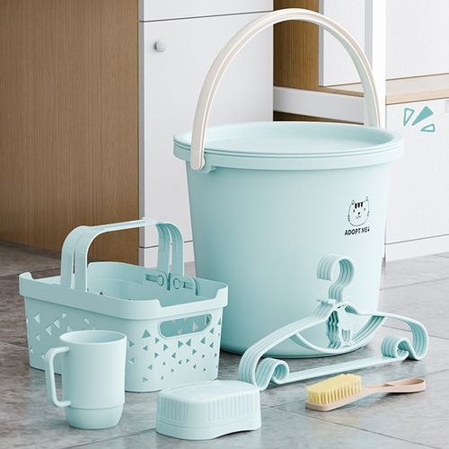 学生开学宿舍洗漱用品5件套洗脸盆水桶6件套学生洗漱套装组合