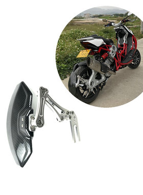 适用于意塔杰特200改装后挡泥板 后泥瓦除土 金城JC200T 无损安装