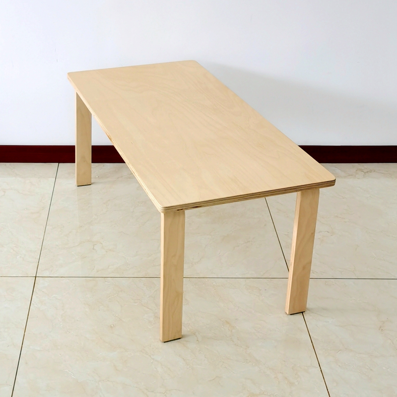 简约实木长方桌儿童学习桌手工桌幼儿园桌子四人桌培训桌美术班用