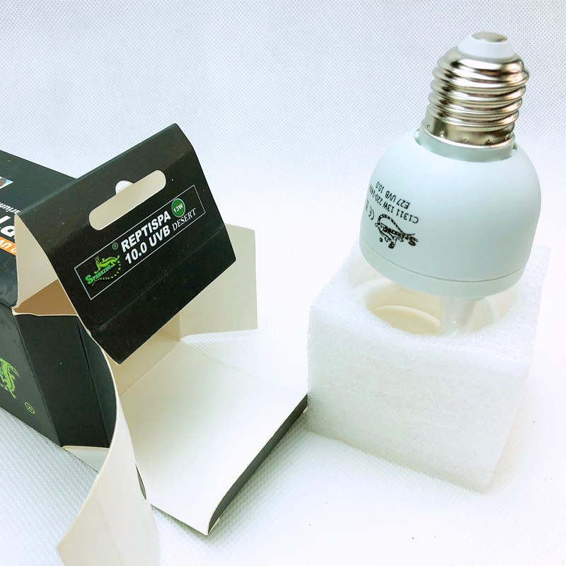 爬虫陆龟UVB灯紫外线10.0/5.0节能灯乌龟晒背补钙 多肉植物补光灯