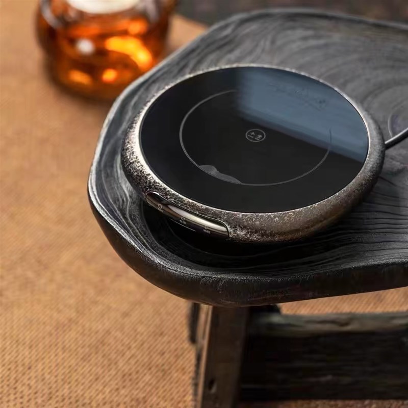 小坐电陶炉炫银超薄煮茶炉家用小型E煮茶炉智能保温泡茶围炉烧水