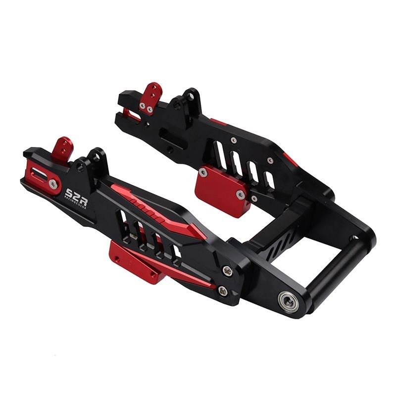 格士铃QaS骑士300深远T90电动车改装铝合金实心后平叉延长加厚车